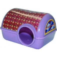 23797 - Casa Plástica Alvorada com Adesivo Jerry para Roedores I 6 Unidades