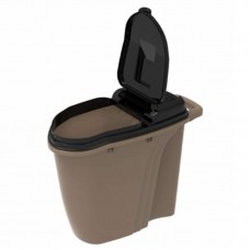 88739 - Dispenser Pote Porta Ração Plast Pet 25L de Plástico Home Gold