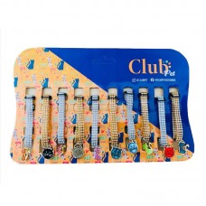 92282 - COLEIRA DECORADA STRASS C/PING CT C/10UN