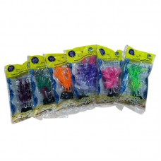 78762 - ENFEITE PLAST PLANTAS SORTIDAS MINI 6UN