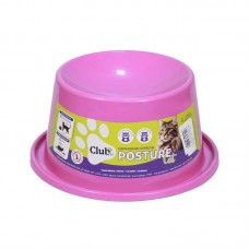 93890 - Comedouro Super Cat 200ml de Plástico Rosa l Club Pet