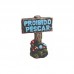PLACA PROIBIDO PESCAR DECORADA T-86D
