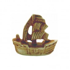 77064 - ENFEITE CARAVELA MINI ENVELHECIDA T-22E