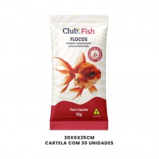 84507 - RACAO FLOCOS 12G CARTELA C/30UN CLUB 