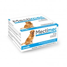 97908 - Antiparasitário Mectimec 300mg Ivermectina 6mg para Cães I Display com 16 Blisters