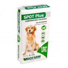 92229 - Antiparasitário Spot Plus 6ml para Cães 20 a 40kg I 1 Pipeta