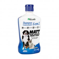 84388 - Shampoo Matt Antiparasitário 6 em 1 para Cães, Gatos e Equinos I Frasco 500ml