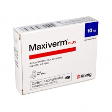 86295 - VERMIFUGO MAXIVERM 660MG CX C/4 UN