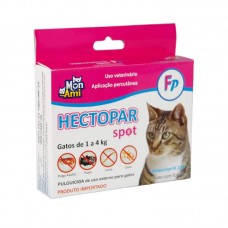 94765 - Antipulgas Hectopar Spot Fp 0,4ml para Gatos de 1 a 4kg I 1 Pipeta