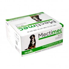 97909 - Antiparasitário Mectimec 600mg Ivermectina 12mg para Cães I Display com 16 Blisters