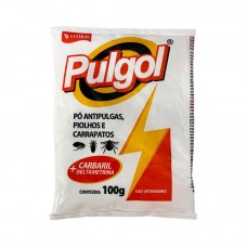 95220 - Antiparasitário Pulgol Pó 100g Carbaril Deltametrina I 1 Saco Plástico