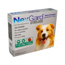 95438 - Antiparasitário Nexgard 3g para Cães de 10,1 a 25kg I 1 Tablete Mastigável