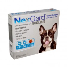 95437 - Antiparasitário Nexgard 125mg para Cães de 4,1 a 10kg I 1 Tablete Mastigável