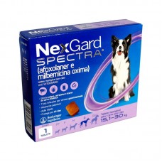 95435 - Antiparasitário Nexgard Spectra para Cães de 15,1 a 30kg I 1 Tablete Mastigável
