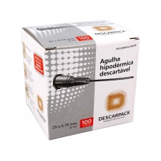 95312 - AGULHA DESC DESCARPACK 25X0,70MM 100UN