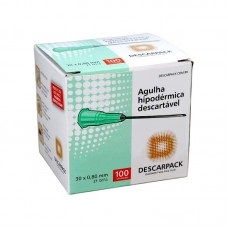95487 - AGULHA ESTER DESCARPACK 30X0,80MM 100UN