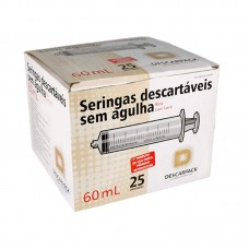 95323 - SERINGA LOCK DESCARPACK S/AG 60ML 3000UN