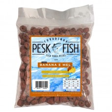 98240 - ISCA PRONTA EM FORMATO DE BOLINHAS FURADAS, COM TEXTURA FIRME E AROMA MARCANTE E PACOTE DE 120 GRAMA