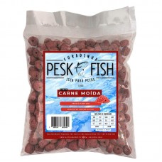 98239 - ISCA PRONTA EM FORMATO DE BOLINHAS FURADAS, COM TEXTURA FIRME E AROMA MARCANTE E PACOTE DE 120 GRAMA