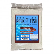 98220 - Isca em Pó Super Liga Pesca Pesk Fish 350g para Peixe Sabor Fígado
