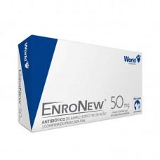 76002 - Antibiótico Enronew 50mg Enrofloxacino I 10 Comprimidos