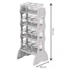90623 - Display Móvel Dispenser Check Stand Plast Pet 7,5L de Plástico Cristal I 12 Unidades