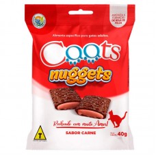 91077 - SNACKS NUGGETS CARNE P/GATOS 40G