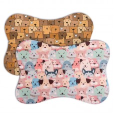 91803 - Tapete Jogo Americano para Comedouro e Bebedouro Estampa de Cães Diversas