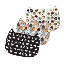 91804 - Tapete Jogo Americano para Comedouro e Bebedouro Estampa de Gatos Diversas