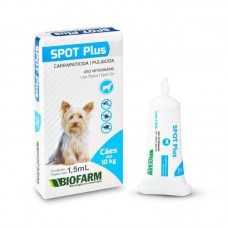92227 - Antiparasitário Spot Plus 1,5ml para Cães até 10kg I 1 Pipeta