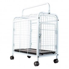 93765 - CX TRANSP ACO C/RODINHAS LEVA PET BR/PR