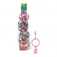 93782 - BRINQ PLAST ARGOLA C/BIJU C/6UN CLUB 