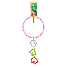 93785 - BRINQ PLAST ARGOLA P/PASSAROS G CLUB