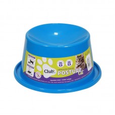 93889 - Comedouro Super Cat 200ml de Plástico Azul l Club Pet