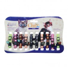 94064 - COLEIRA ELAST GATO BRILH PING BORBOL 10U