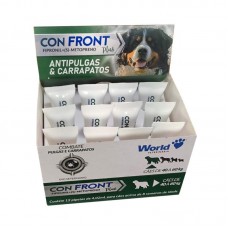 94283 - Antiparasitário Confront Plus 4,02ml Spot On Cães 40 a 60kg I Display com 12 Pipetas