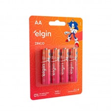 95066 - PILHA DE ZINCO CARVAO AA R06 C/4UN