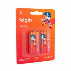 95069 - PILHA ZINCO CARVAO C R14 C/2UN