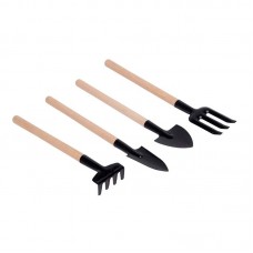 97751 - KIT JARDINAGEM PRETO C/4PÇ