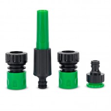 97753 - Kit Plástico Esguicho Ajustável para Jardim I 4 Peças